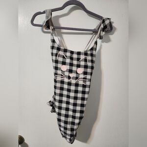 Hot Topic Black and White Swimsuit